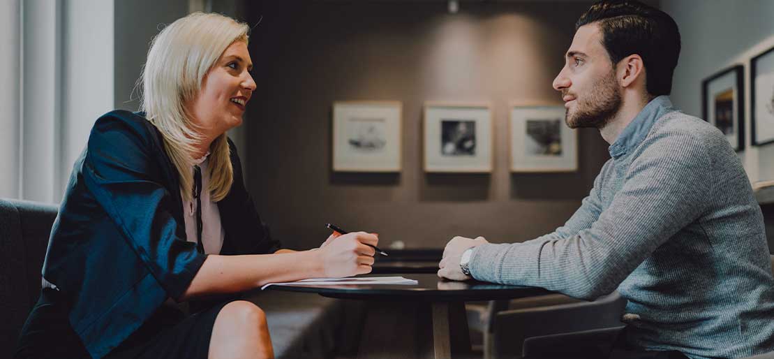 A consultation at the Turquoise Law Group office